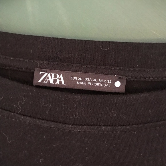 Zara T Shirt Organza Sleeve - Picture 3 of 5
